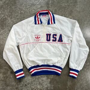 Vintage USA Tennis Camps Staff Windbreaker Sundara San Francisco M 80s 90s